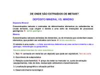 Conceito de Deposito Mineral