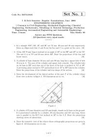ENGINEERING GRAPHICS, compilation of exams