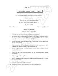 Electrical and Electronics EngineeriNG COCHIN UNIVERSITY - Docsity