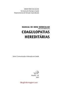 Livro - Manual Coagulopatias Hereditarias