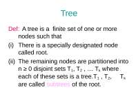 Data Structure - Tree - Notes - Docsity