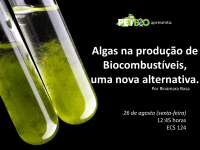 Algas na produção de Biocombustíveis, uma nova alternativa