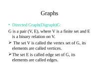 Data Structure - Graphs- Notes - Docsity