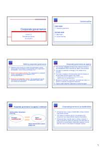 Business and society - Corporate governance and peer grading, 10