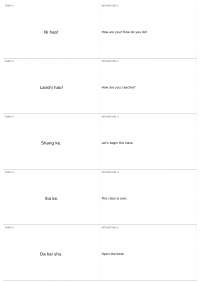 Classroom Expressions | CHS 101 - Elementary Chinese I