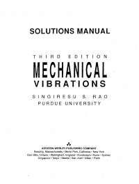 Mechanical Vibration 3rd Edition Solution Manual Solucoes De Mechanical Vibration Docsity
