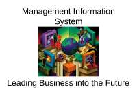 Introduction to MIS - Lecture - Management Information System - Prof. Goel