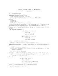 Algebraic Geometry Lecture 31: Sheafification and Stalks