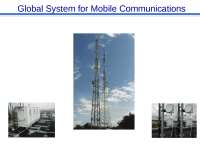 Global System for Mobile Communications - Lecture 1 - Mobile Computing