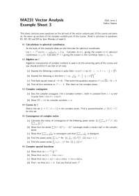 Vector Analysis, Lecture Slides - Mathematics - 9 - Docsity