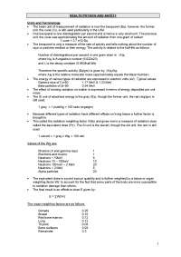 Health Physics, Lecture Notes- Physics -  Alan Blackwell