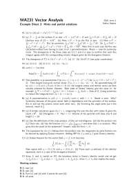 Vector Analysis, Lecture Slides - Mathematics - 3 - Docsity