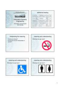 Understanding Information: Meaning, Semiotics, and Communication