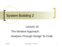 Iterative System Building: Analyzing, Designing, and Coding with Spiral Model