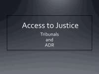 ADR - Lecture - Consumer Law