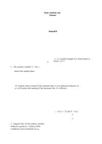 Finance Stats: Unbiased Estimators, Efficiency, Confidence Intervals, Bank Deposits