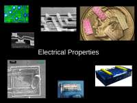 Material Engineering - Lecture - Electrical Properties