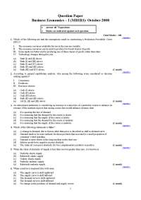 Microeconomics: Elasticity, Equilibrium, and Market Structures