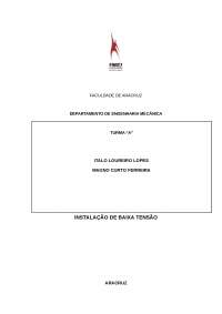 Instalações eletricas de Baixa tenção