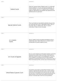 Understanding the Federal and State Court Systems: Types, Jurisdictions, and Procedures