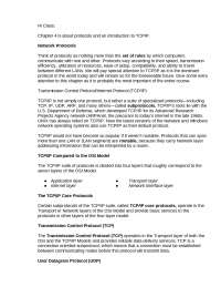 Notes on Transmission Control Protocol - Computer Networking | CNT 105 ...