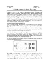 Karel the Robot - Section Handout - Programming Methodology- 10