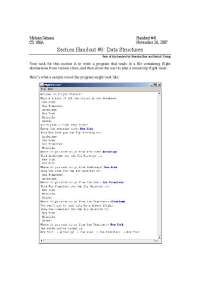Data Structures - Section Handout - Programming Methodology- 41