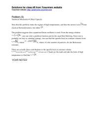Modern Physics - ProblemSet 3 Solution - Physics - Docsity