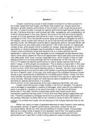 Remedies in Law: Breach of Contract, Personal Injury, and Contempt