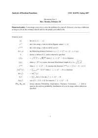 Property Testing, Exercises - Computer Science - Docsity