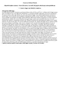 POTERE DEL SENATO E SOVRANITA' DEL POPOLO NELLA ROMA TARDOREPUBBLICANA - Dispense - Storia della Costituzione Romana - Prof. Francesca Reduzzi Merola