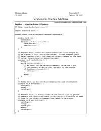 Solution of Practice Midterm Examination 24/10/2007 - Section Handout - Programming Methodology- 28