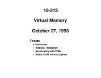 Virtual Memory, Lecture Slide - Computer Science | Slides Introduction ...