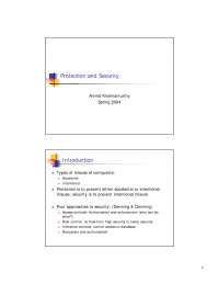 Computer Protection and Security: Authentication and Encryption