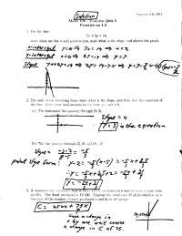 What is Slope - Quiz 5 with Solutions | MATH 108 - Docsity