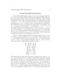Schwarz Christoffel Transformation, Lecture Notes - Mathematics