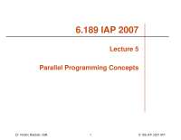 Parallel Programming concepts, Lecture Slides - Assembly Programming ...