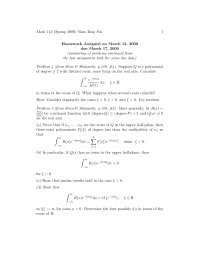 Complex Analysis 17, Exercises - Mathematics