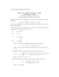 Complex Analysis 8, Exercises - Mathematics