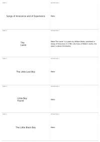Midterm authors/terms | ENG-L 332 - ROMANTIC LITERATURE