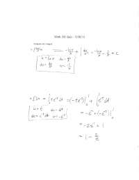 Compute the Integral - Quiz with Answers - Calculus II | MATH 231 - Docsity