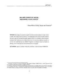 Mulher, direito e saúde