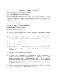 Questions on Algebraic Structures I - Test II | MATH 546 - Docsity