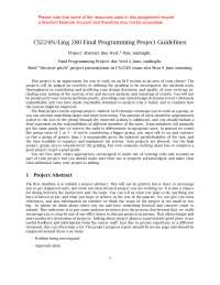 Final Programming Project - Natural Language Processing - Docsity