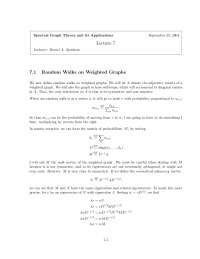 Spectral Graph Theory 7, Lecture Slide - Mathematics
