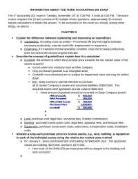 Test 3 Study Guide - Financial Accounting Concepts | ACCT 201