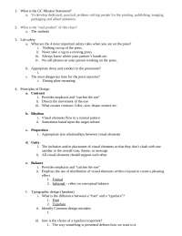 Safety Rules and Design Principles for Press Operations and Graphic Design - Prof. Eric M.