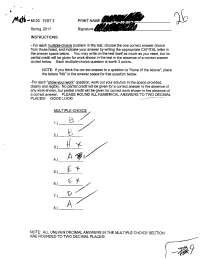 10 Problems on Calculus II with Solution - Exam 3 | MATH - Docsity