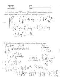 Solved Exam for Multivariable Calculus | MATH 2224 - Docsity