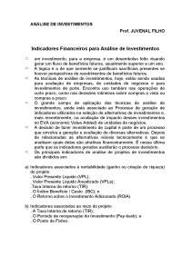 ANÁLISE DE INVESTIMENTOS material 3